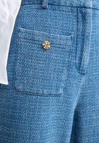 Rich & Royal WIDE-LEG FIT - Trousers - denim blue