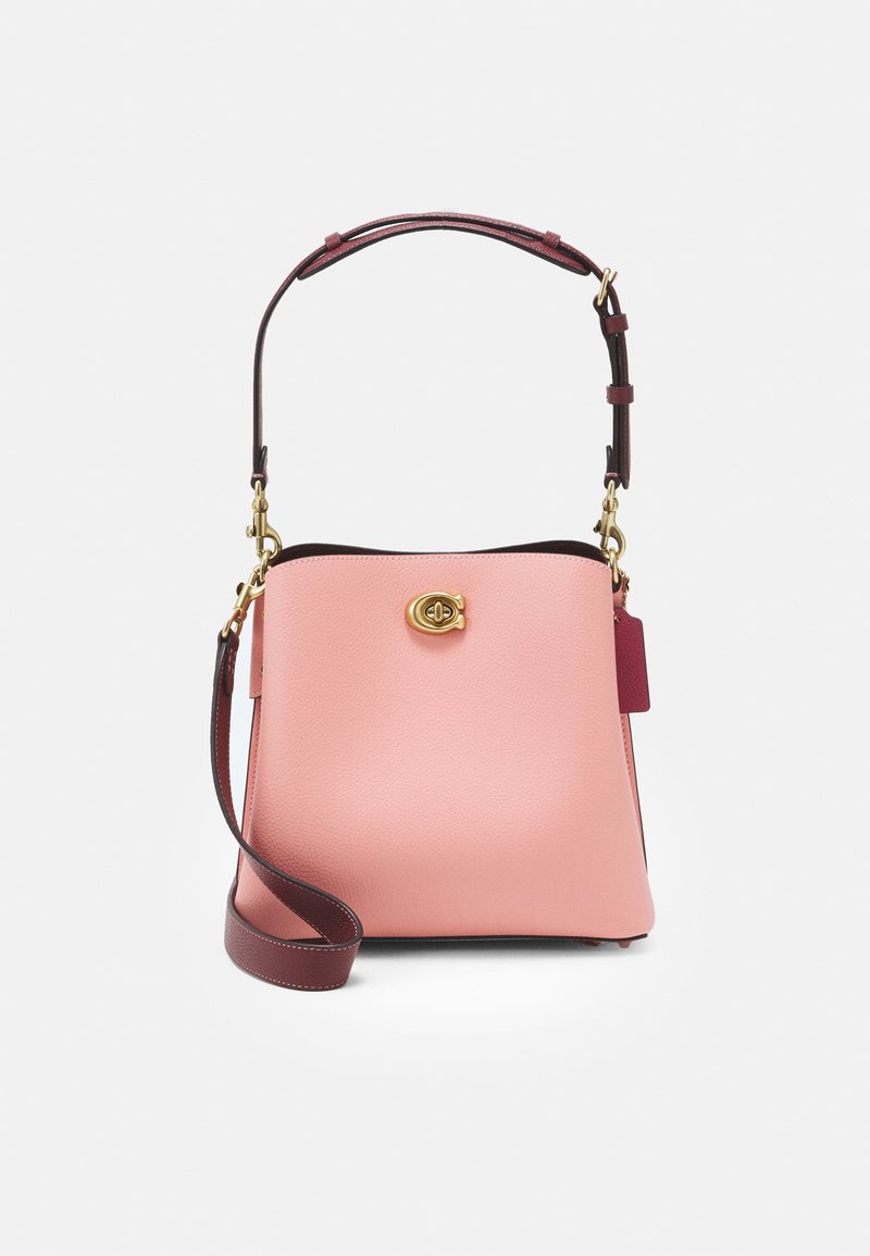 Coach COLORBLOCK WILLOW BUCKET Sac à main candy pink multi/rose