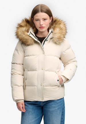 Superdry & Co, EVEREST FIVE BAFFLE PUFFER - Winter jacket - pink tint