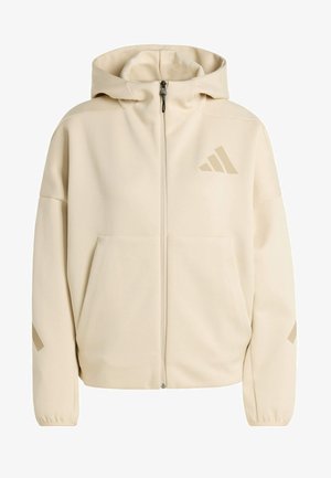 adidas Originals, ADIDAS Z.N.E. FULL ZIP HOODIE - Felpa con cappuccio - crystal linen