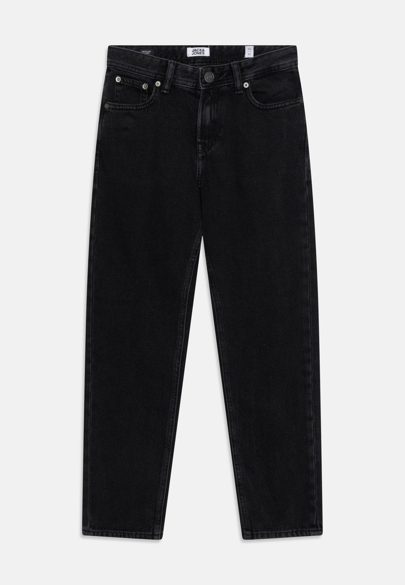 Wrangler Relaxed Fit Black Denim Tapered Jeans, Men's Size W37 (approx.) cotton black type Vintage Second Hand main image 1