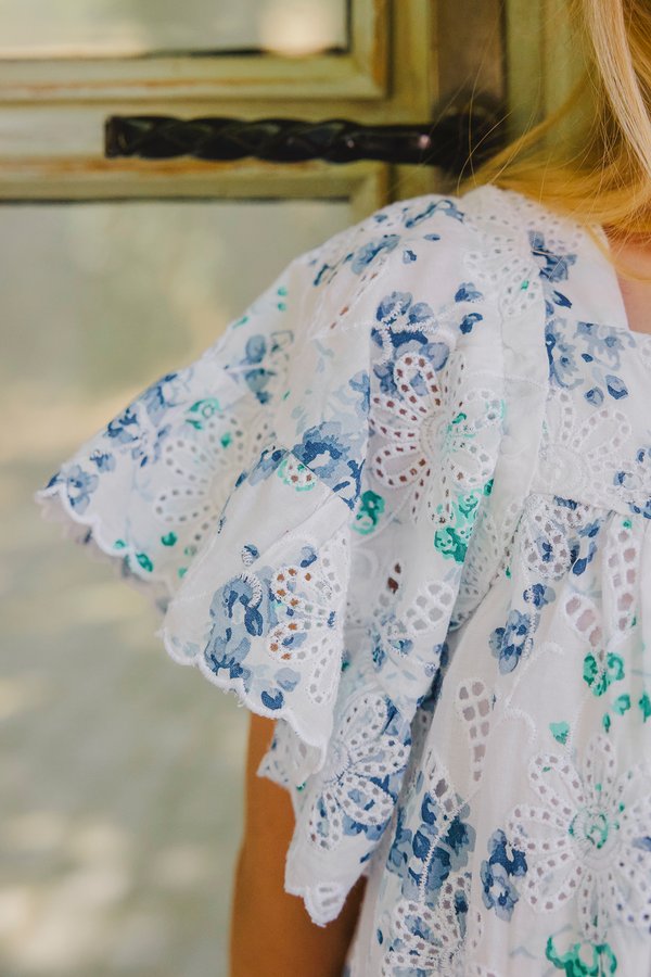 ROBEA - Day dress - aigue marine3