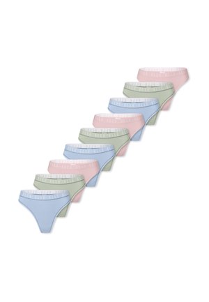 LOGO 9-PACK - Tanga - rose, light green, light blue