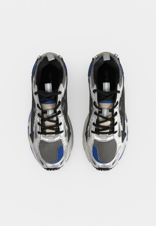 Off-White Silver & Blue OW 'Be Right Back' Sneakers — foto 4