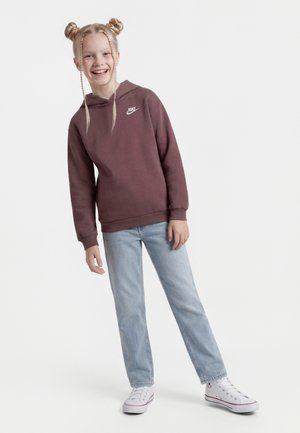 Nike Sportswear CLUB  - Hoodie - tattoo/white