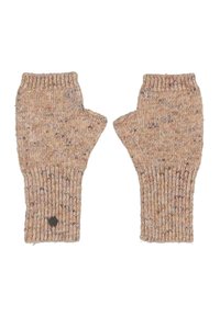 CUFFS GLITTER - Kurzfingerhandschuh - chinchilla