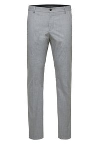 Selected Homme Pantalón de traje - light grey melange