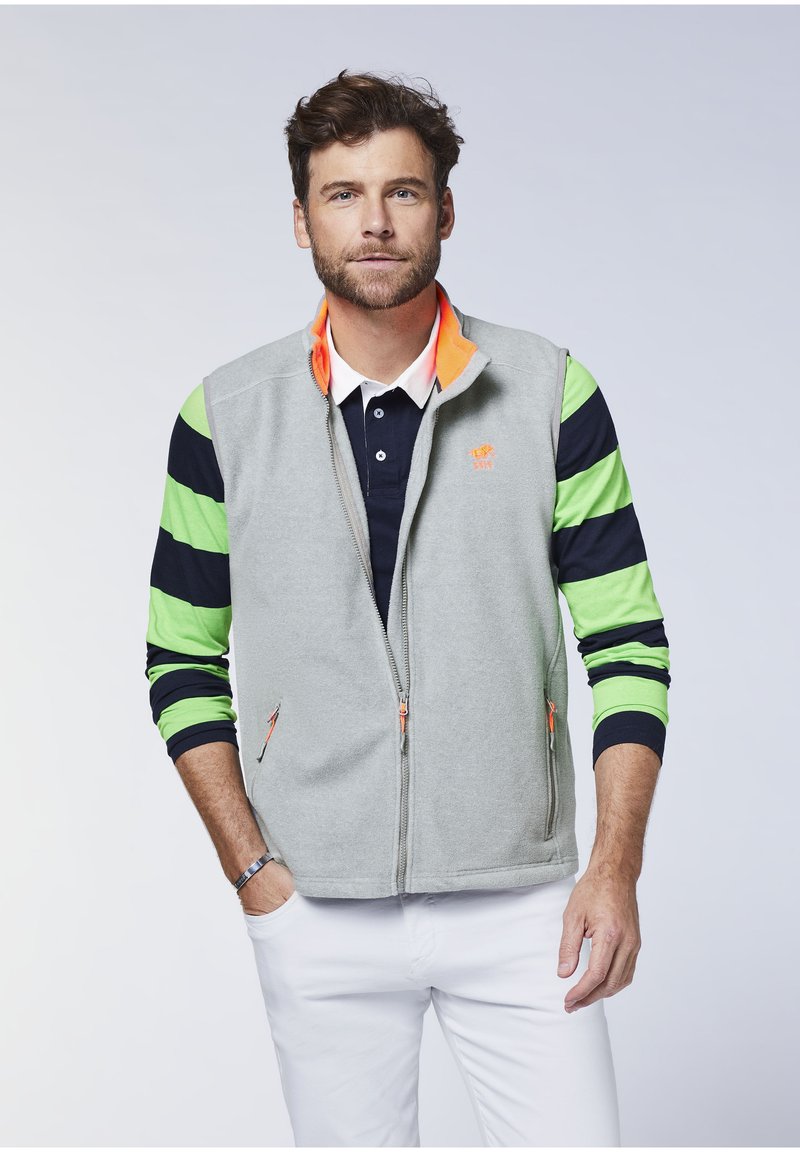 Polo Sylt ANTI-PILLING-FINISH - Weste - neutral gray