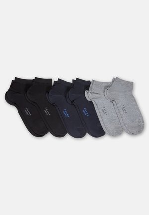 FALKE 6-PACK - Zoknik - schwarz/dunkelblau/dunkelgrau