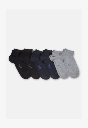 FALKE 6-PACK - Sokid - schwarz/dunkelblau/dunkelgrau