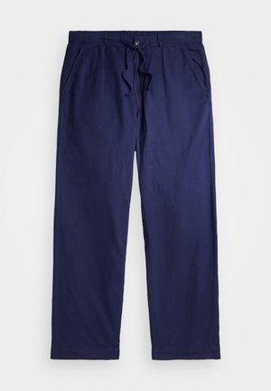 Polo Ralph Lauren COTTON LINEN PREPSTER EASY PANT - Nohavice chinos - newport navy