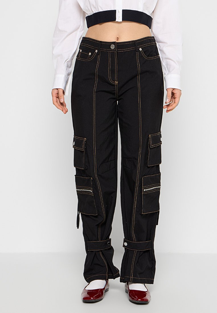 DKNY Cargobroek zwart