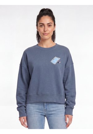 watapparel, SWIMMINGPOOL CHILLING - Sweater - blue grey