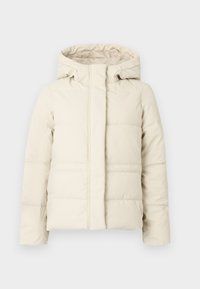 VMGRETA SOPHIA HOOD SHORT JACKET - Talvejope - oatmeal