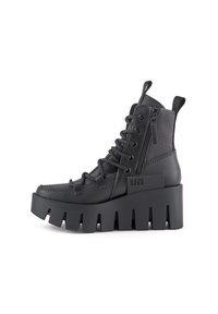 United Nude GRIP EXPLORER LO - Enkellaarsjes met sleehak - black/zwart