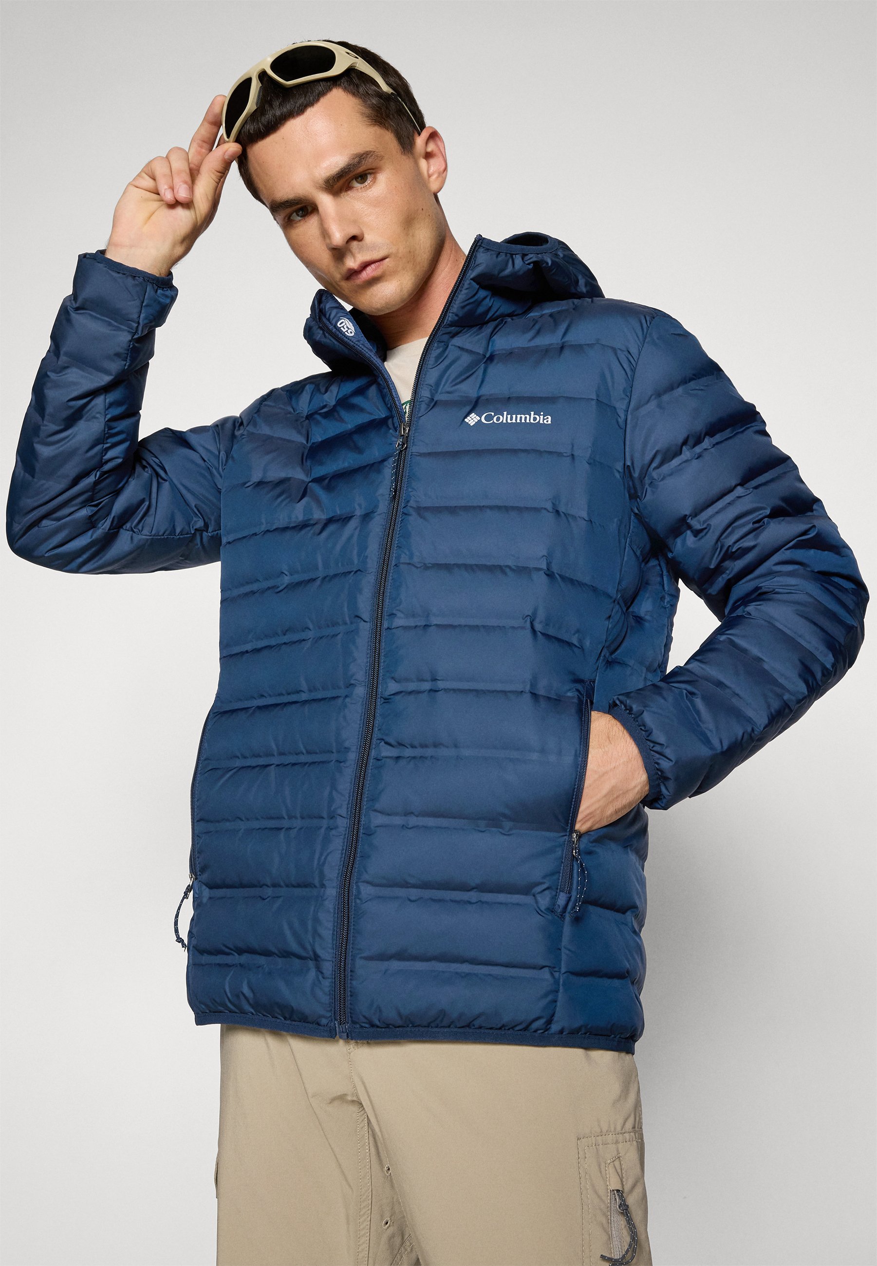 Columbia LAKE 22 - Down jacket - collegiate navy/dark blue - Zalando