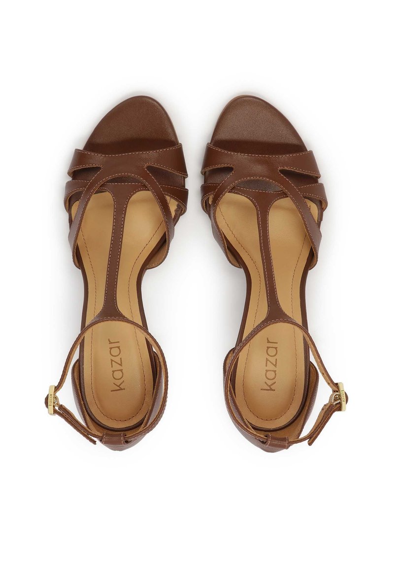 Sandales à Talons Allegra K - 8cm | Faux Suède, Semelle Caoutchouc | Look Boho