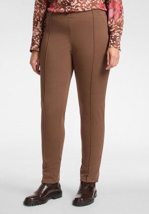 SLIM IN PUNTO MILANO - Pantalon classique - marrone