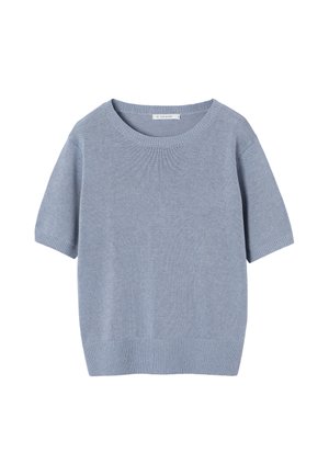 TATUUM, ARTICLE TAG: BLOUSES/SHIRTS - ARTICLE NAME: FLOM - Βασικό μπλουζάκι - blue melange
