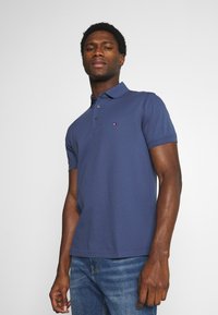 Tommy Hilfiger - SLIM  - Pikeepaita - faded indigo Pienoiskuva 1