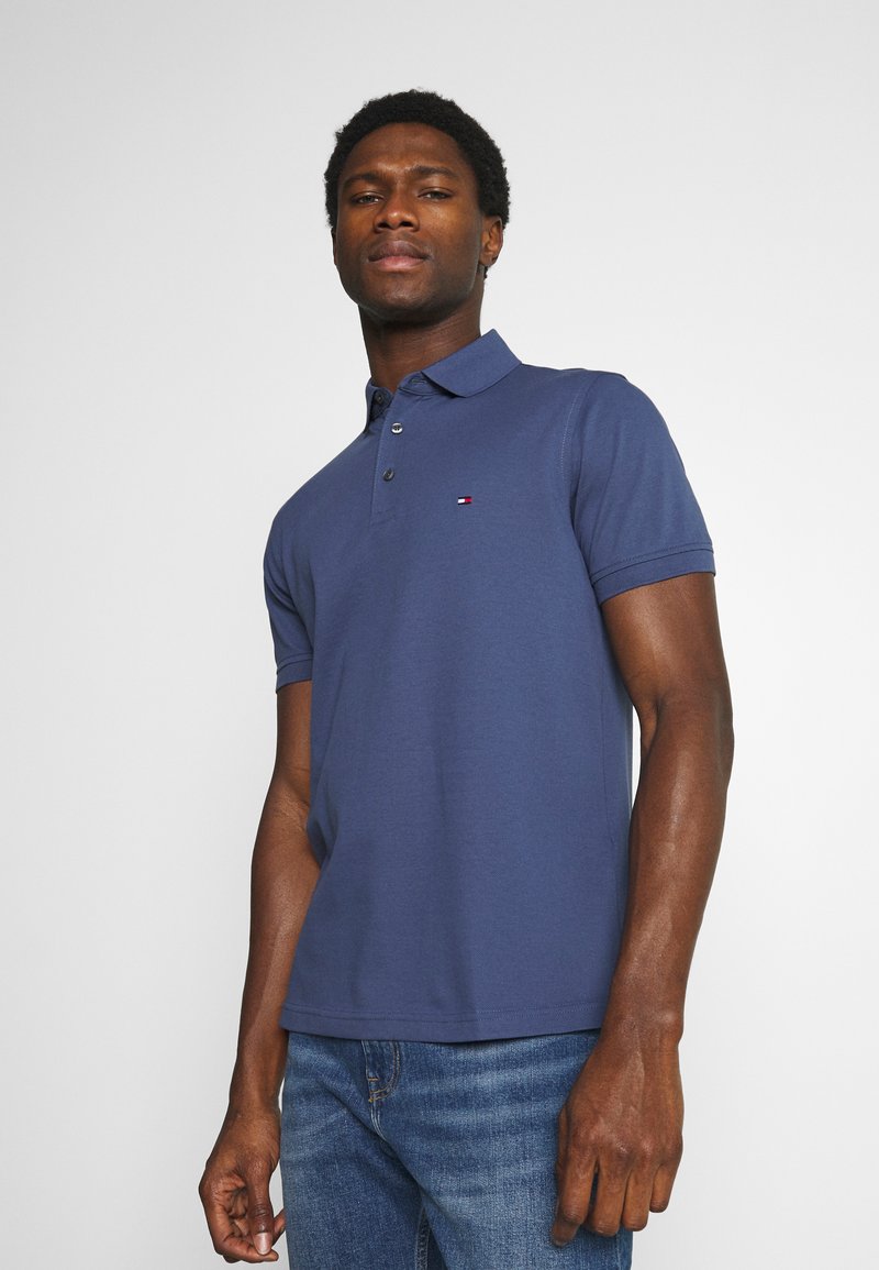 Tommy Hilfiger SLIM POLO - Poloskjorter - faded indigo