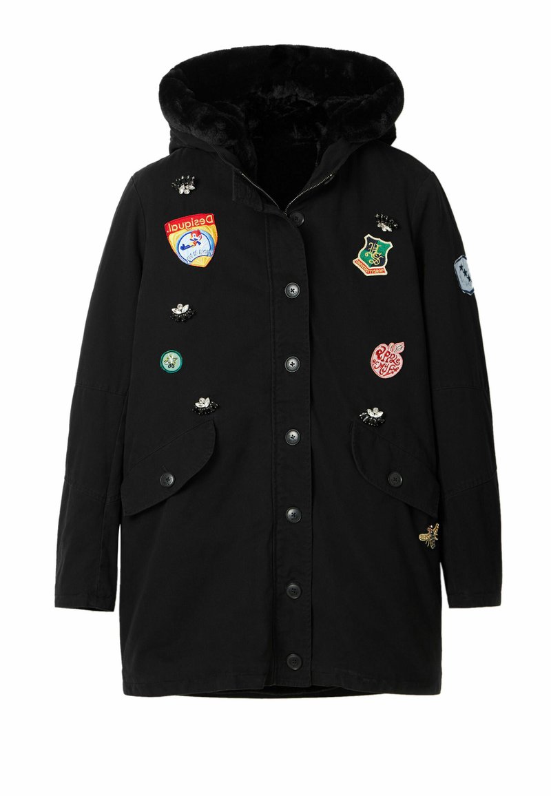 Desigual Parka zwart Desigual Parka zwart