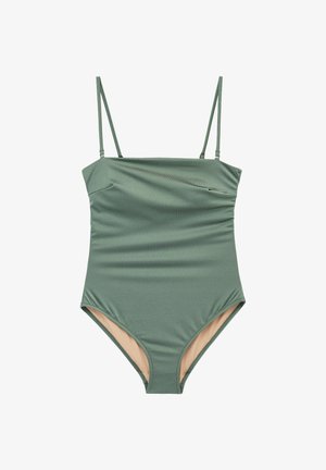 Koton, STRAPLESS SWIMSUIT. - Badeanzug - khaki