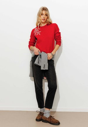 BIJOU STRASSÉ - Pullover - rouge
