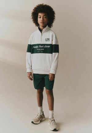 Next, NEXT - Sweatshirt - green white print