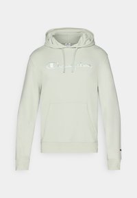 ICONS HOODIE WITH LARGE TONAL LOGO - Hoodie - light green
