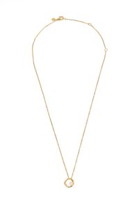 SHAPED PAVÉ CIRCLE COLLIER - Náhrdelník - gold plated