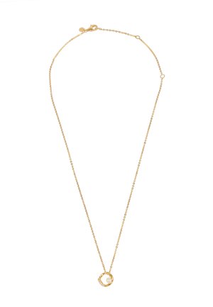 SHAPED PAVÉ CIRCLE COLLIER - Náhrdelník - gold plated