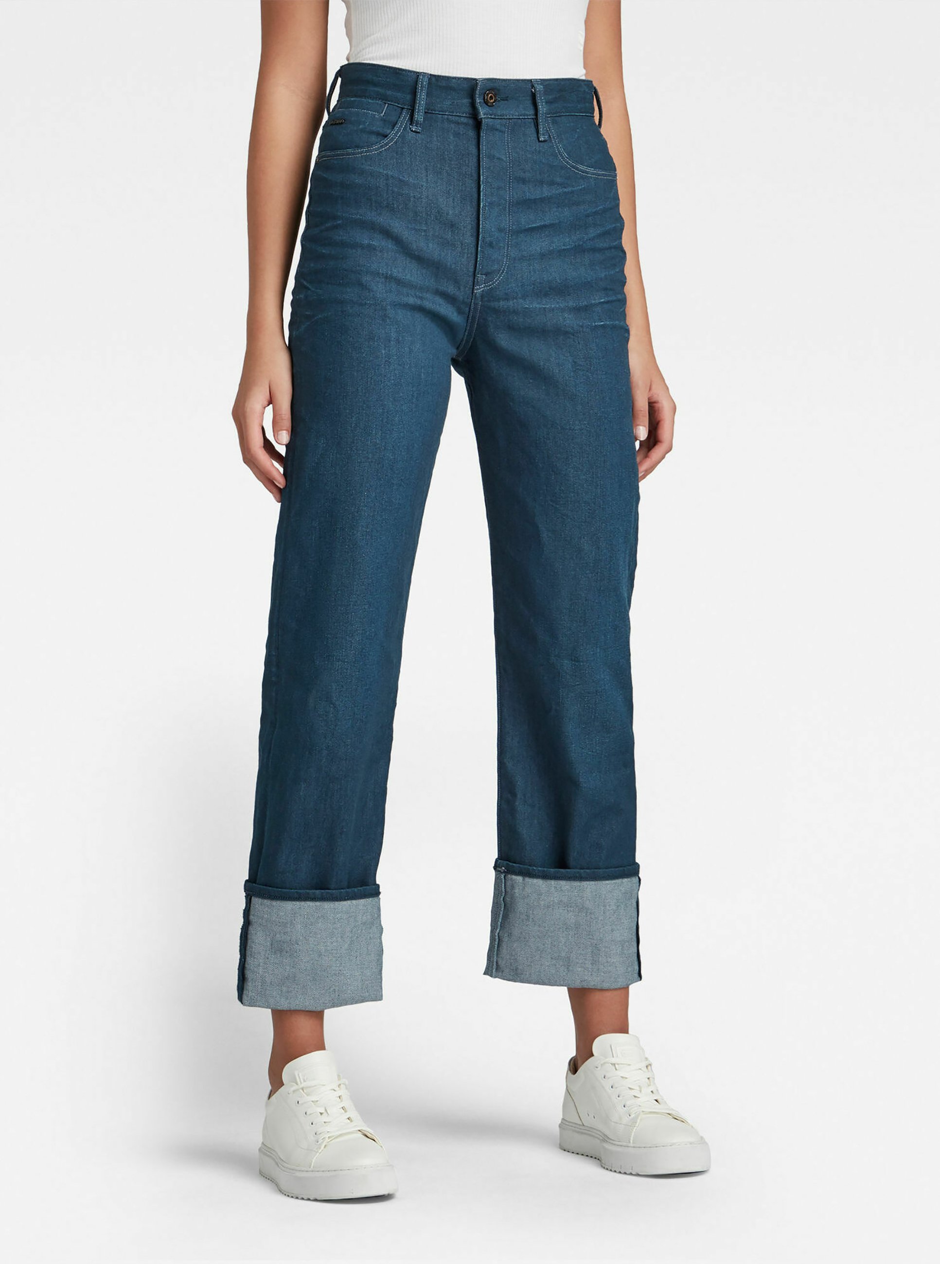 Straight leg jeans - raw denim 
