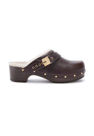 PESCURA ROBIN - Zoccoli - dk brown
