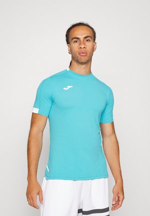 SMASH SHORT SLEEVE - Sports T-shirt - fluor turquoise