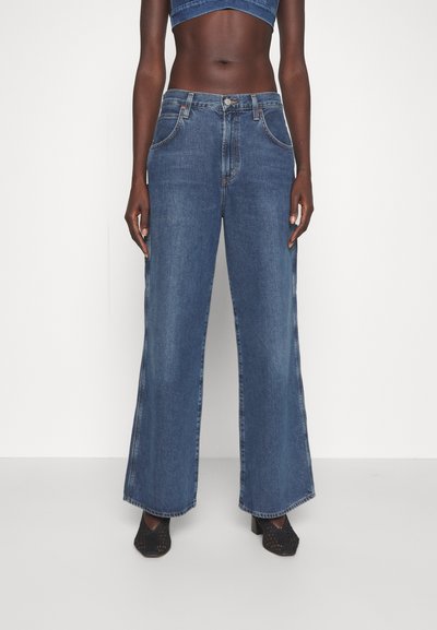 Agolde MAGDA CARPENTER - Wide leg - darkness