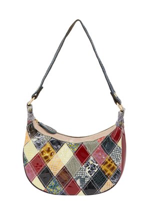 Handbag - white multicolor