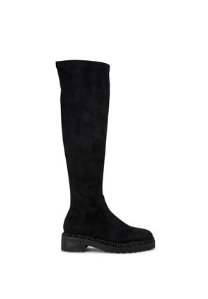 Stivali con plateau - black
