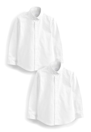 2 PACK OXFORD LONG SLEEVE - Vapaa-ajan kauluspaita - white pack