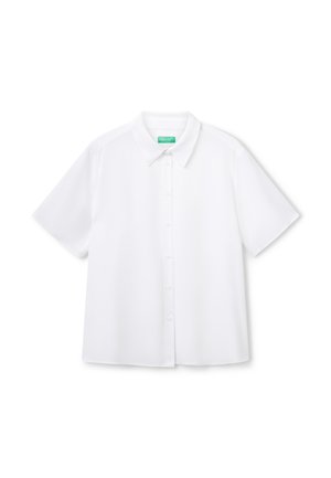 United Colors of Benetton, SHIRT.. - Button-down blouse - white
