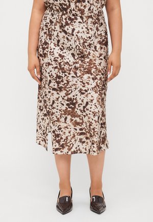 CARDOMINA CALF SKIRT - Jupe trapèze - moonbeam