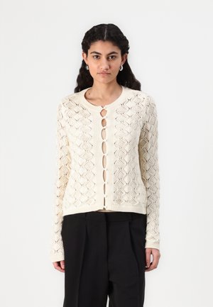 PAOLA O NECK - Cardigan - birch