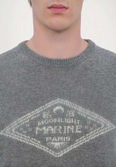 MARINE SERRE CLEAN CREW NECK UNISEX - Pullover - dark grey