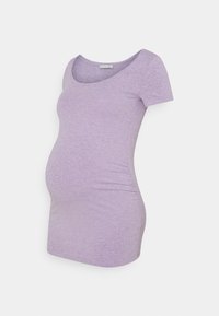 Anna Field MAMA 3 PACK - T-shirt básica - white/mottled light green/mottled lilac