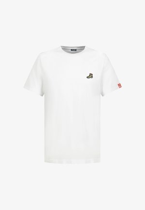 Eight 2 Nine, EIGHT 2 NINE T-SHIRT MIT MINI-PATCH BERGE - T-Shirt print - white