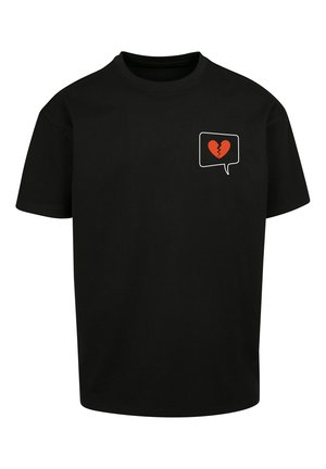 Print T-shirt - black
