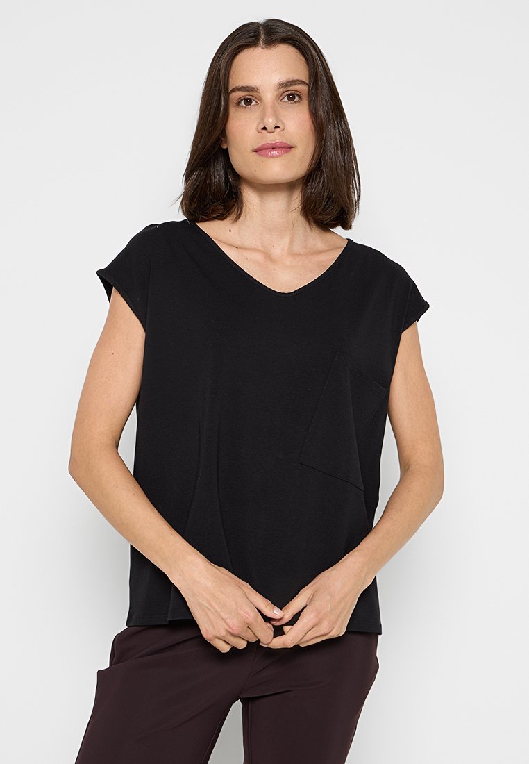 Sarah Pacini T-shirt basic zwart