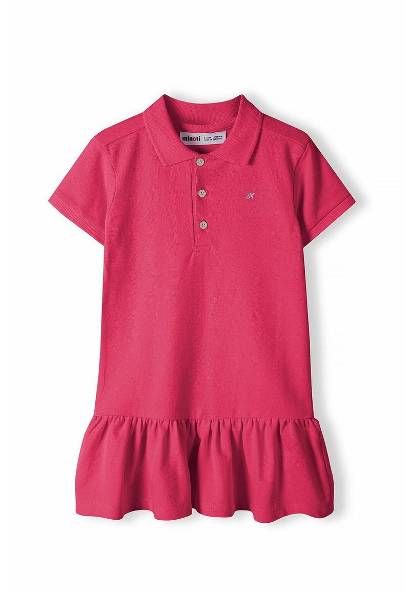 MINOTI SHORT SLEEVE WITH FRILLED - Kasdienė suknelė - pink