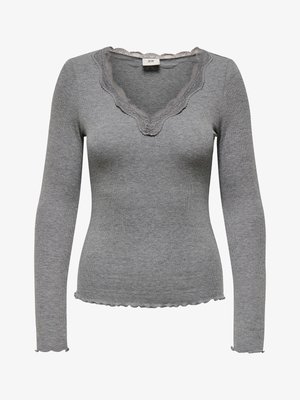 JDY, BLUSE JDYETOILE BLUSE - Pluus - medium grey melange