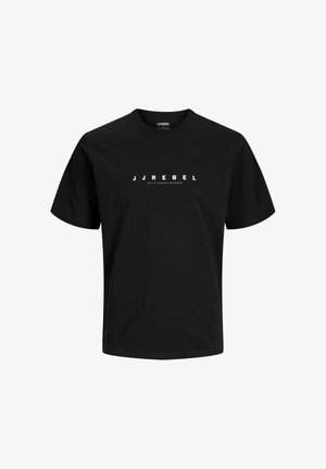 JJ Rebel, Text - Printtipaita - black
